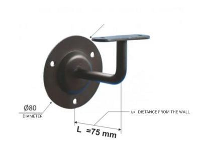 Handmade Cherry Wood  Handrail – Natural Finish | Custom Size | Wall Mounted Stair Railing | LIve edge |Rustic Modern Decor | EU Made